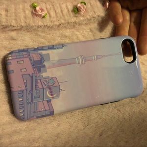 used once kawaii sailor moon i phone 7/8/se case, originally 35$ from society6